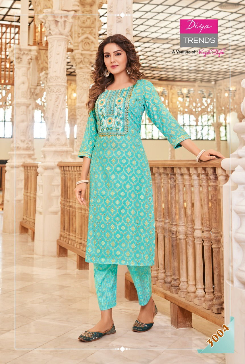 Celebration 3 Rayon Fancy Designer Wholesale Kurti With Bottom